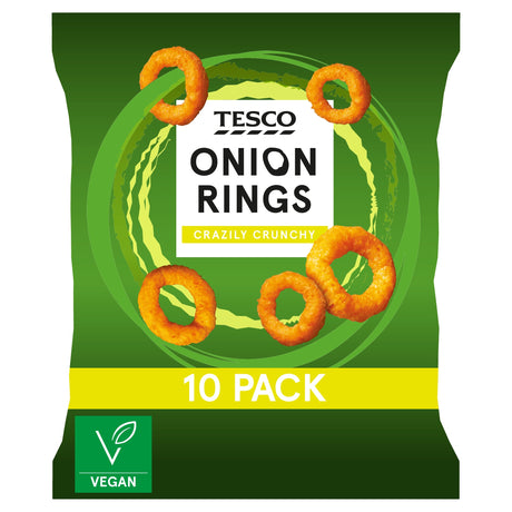 Tesco Onion Rings 10 Pack 170 g