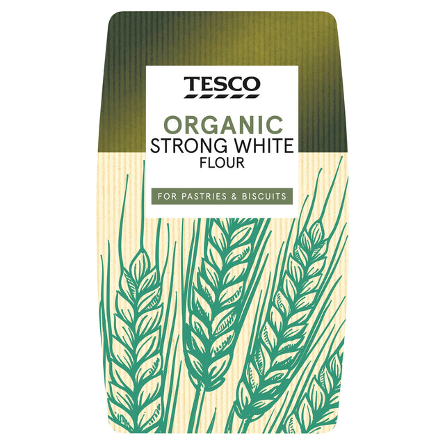 Tesco Organic Strong White Flour 1 kg