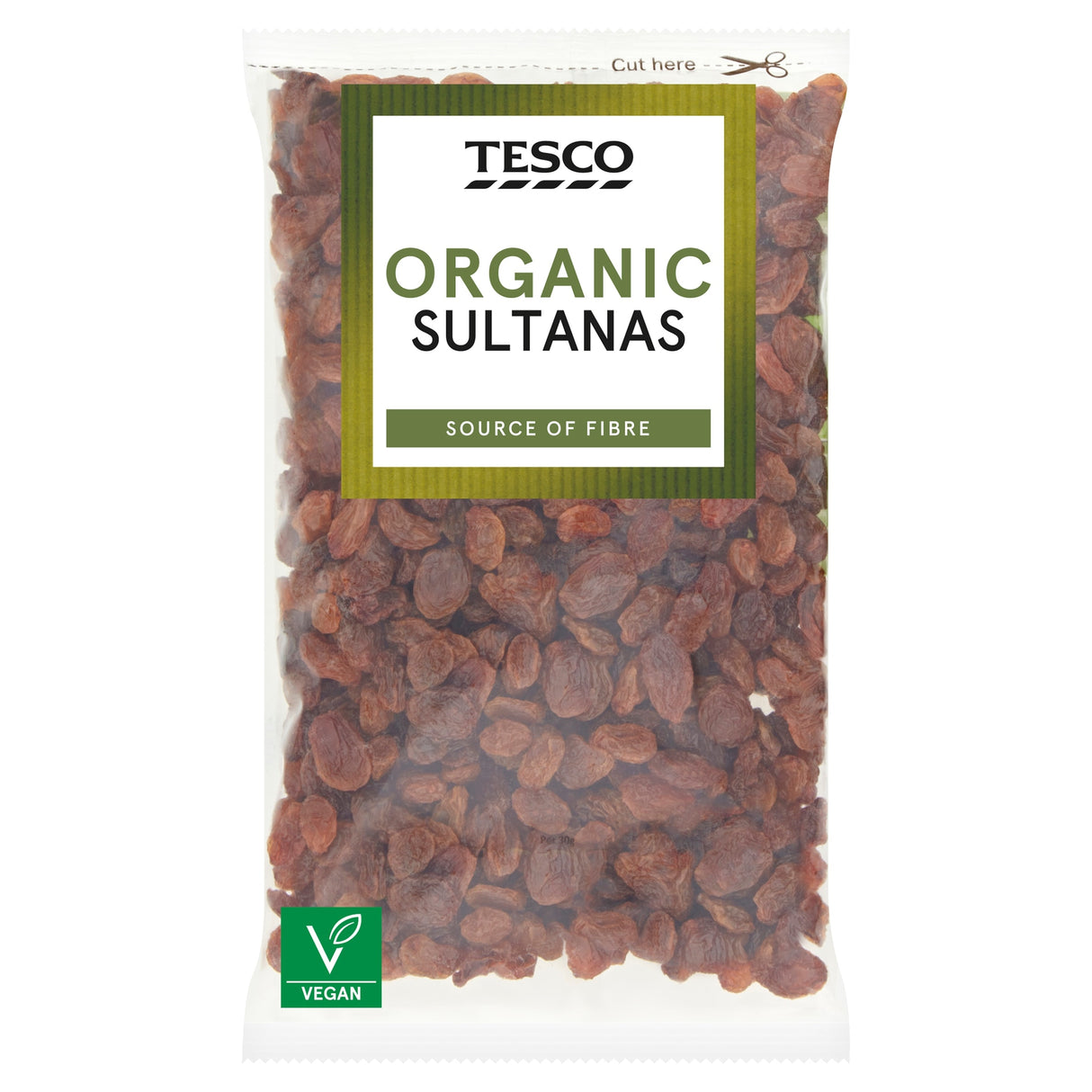 Tesco Organic Sultanas 375 g