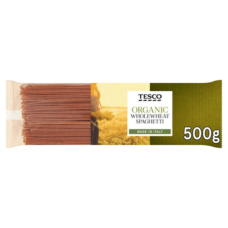 Tesco Organic Wholewheat Spaghetti 500 g