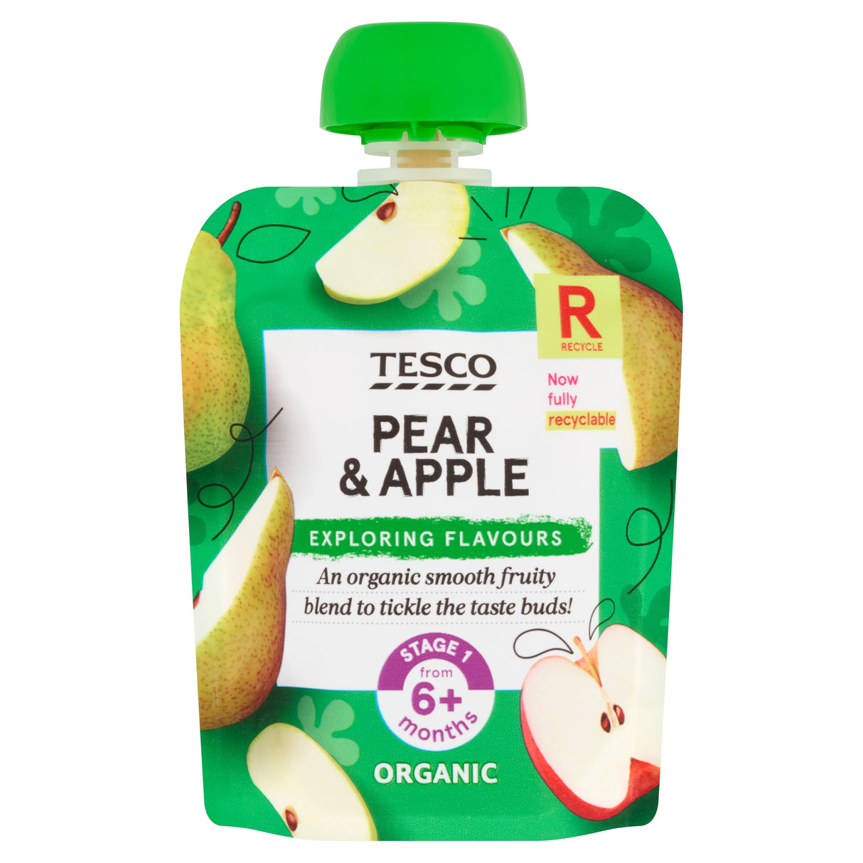 Tesco Pear & Apple Pouch 70 g