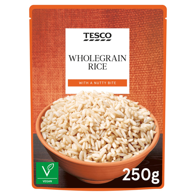 Tesco Microwave Wholegrain Rice 250 g