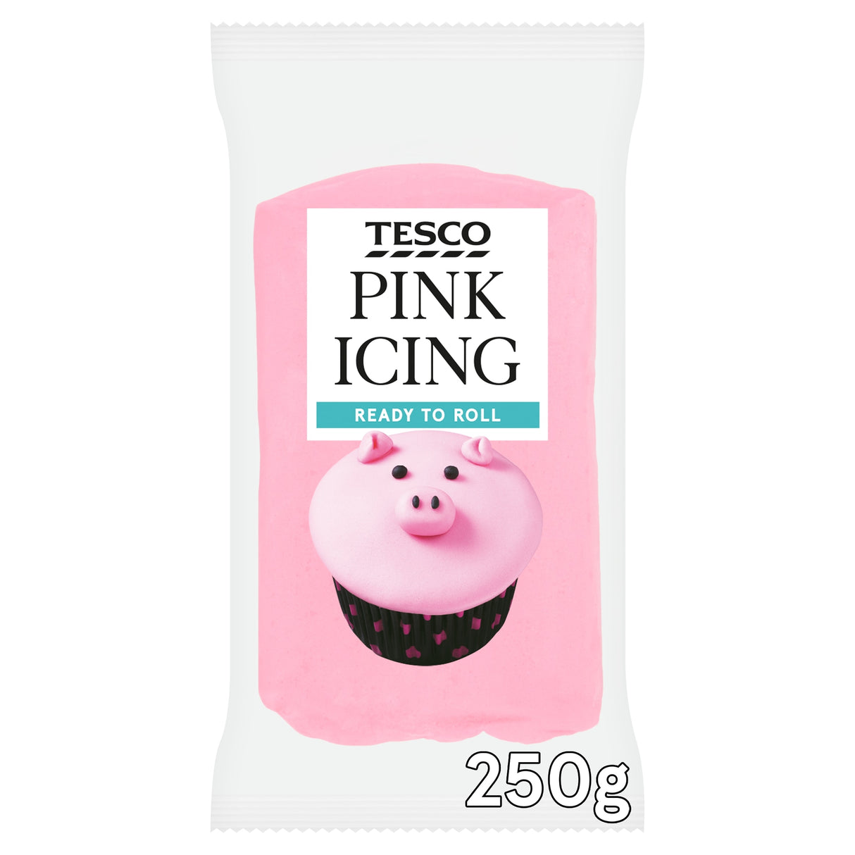 Tesco Ready To Roll Pink Icing 250 g