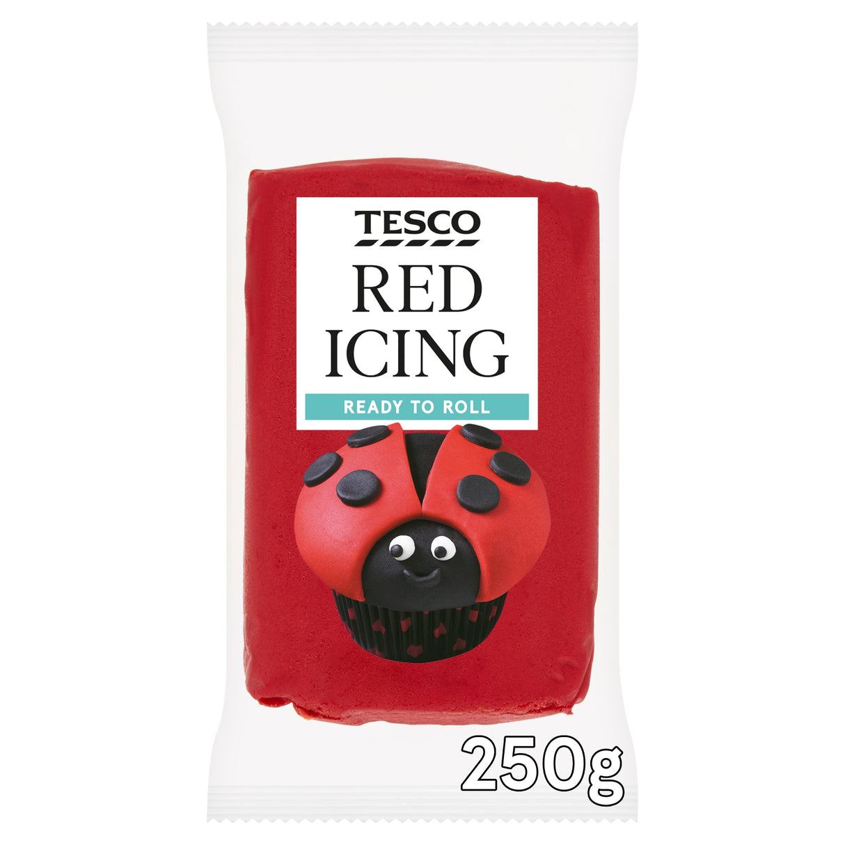 Tesco Ready To Roll Red Icing 250 g