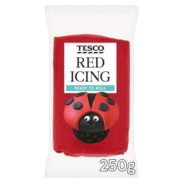 Tesco Ready To Roll Red Icing 250 g