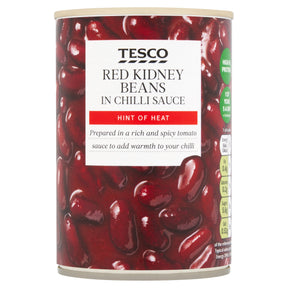 Tesco Red Kidney Beans In Chilli 390 g