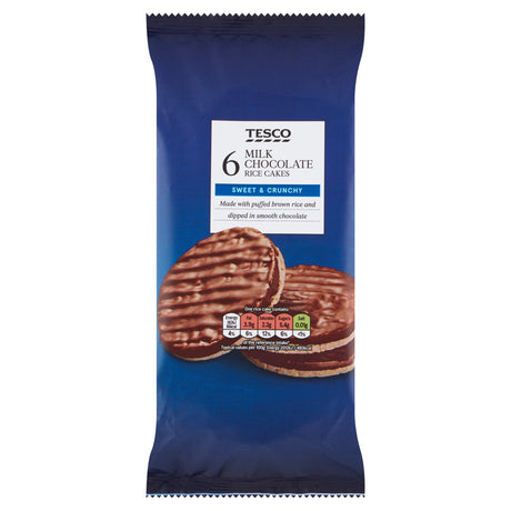 Tesco Rice Cakes Milk Chocolate 105 g