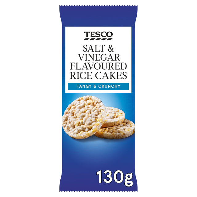 Tesco Salt & Vinegar Rice Cakes 130 g