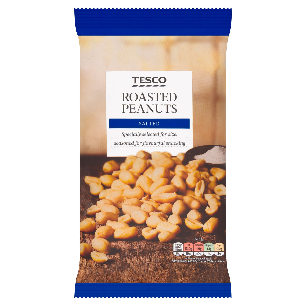 Tesco Salted Roasted Peanuts 550 g