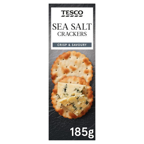 Tesco Sea Salt Crackers 185 g