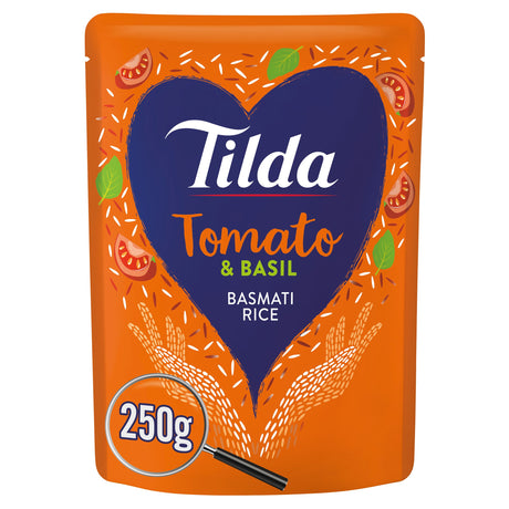 Tilda Sun Dried Tomato & Basil Basmati Rice 250 g