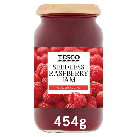 Tesco Seedless Raspberry Jam 454 g