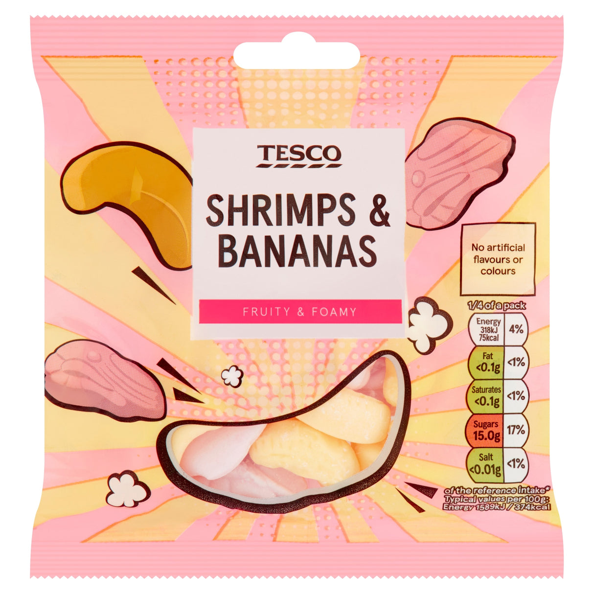 Tesco Shrimps & Bananas 80 g