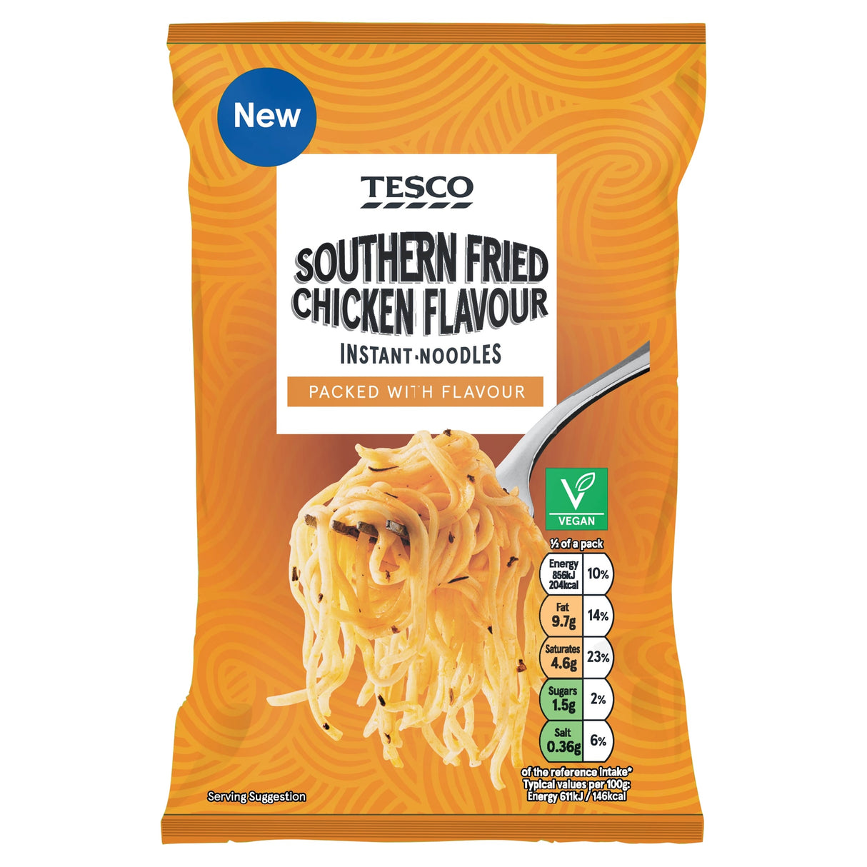 Tesco Southern Fried Chicken Flavour Instant Noodles 85 g