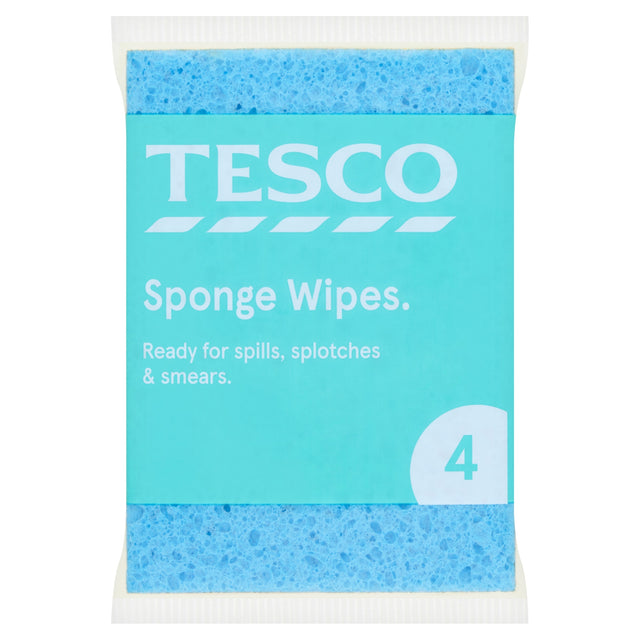 Tesco Sponge Wipes 4 Pack
