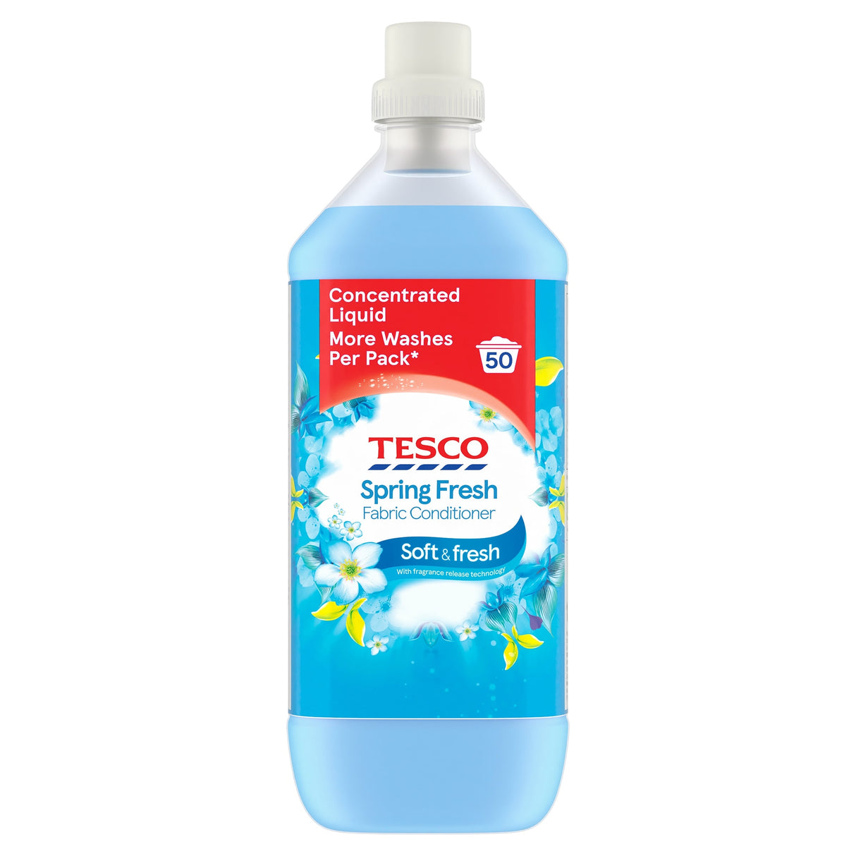 Tesco Spring Fresh Fabric Conditioner 50 Washes 1.25 L
