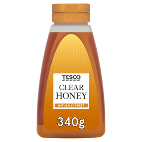 Tesco Squeezy Clear Honey 340 g