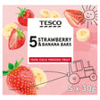 Tesco Strawberry & Banana Bars 5 x 30 g