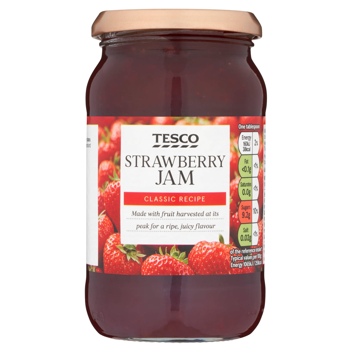 Tesco Strawberry Jam 454 g