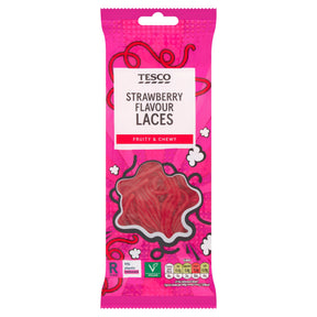 Tesco Strawberry Laces 75 g