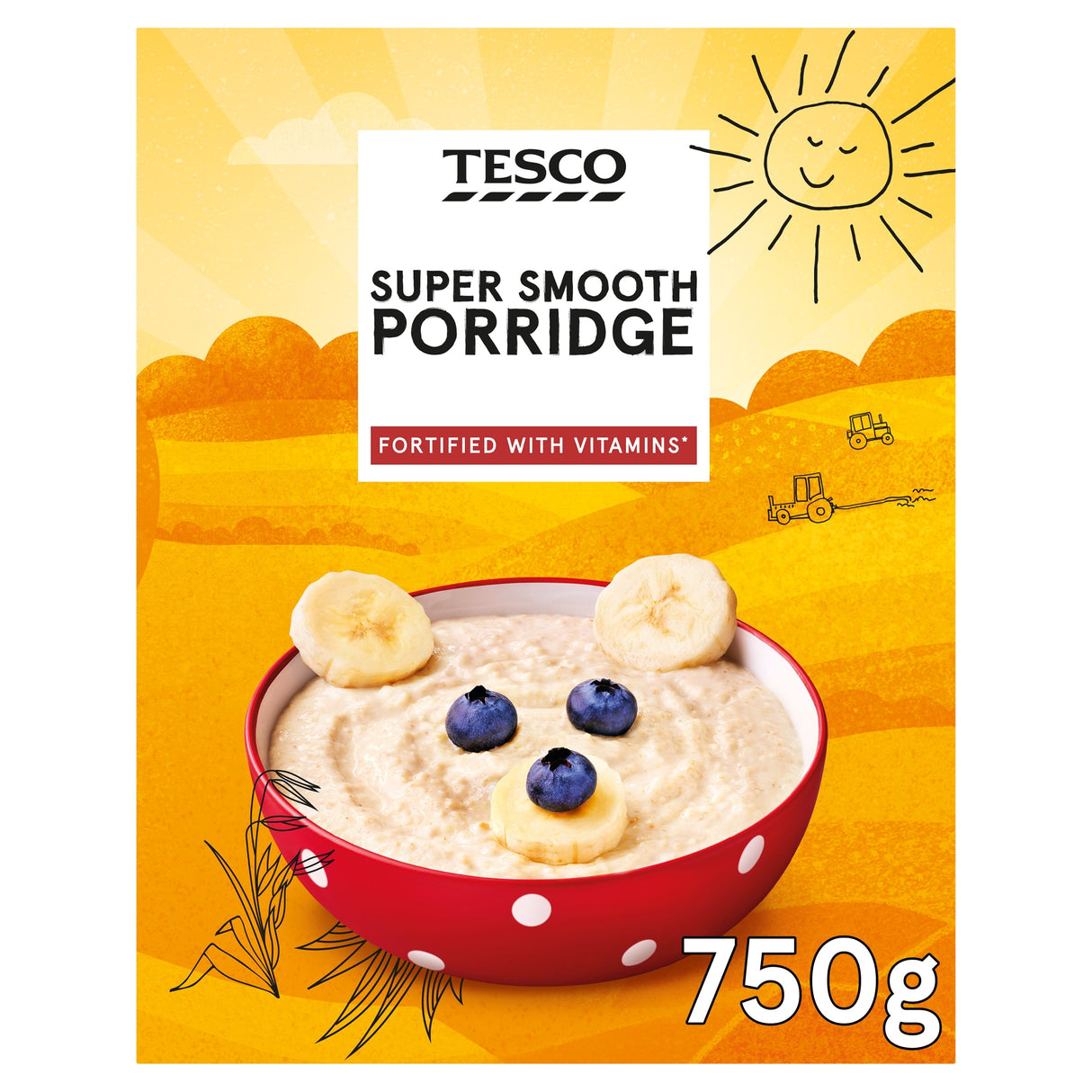 Tesco Super Smooth Porridge 750 g