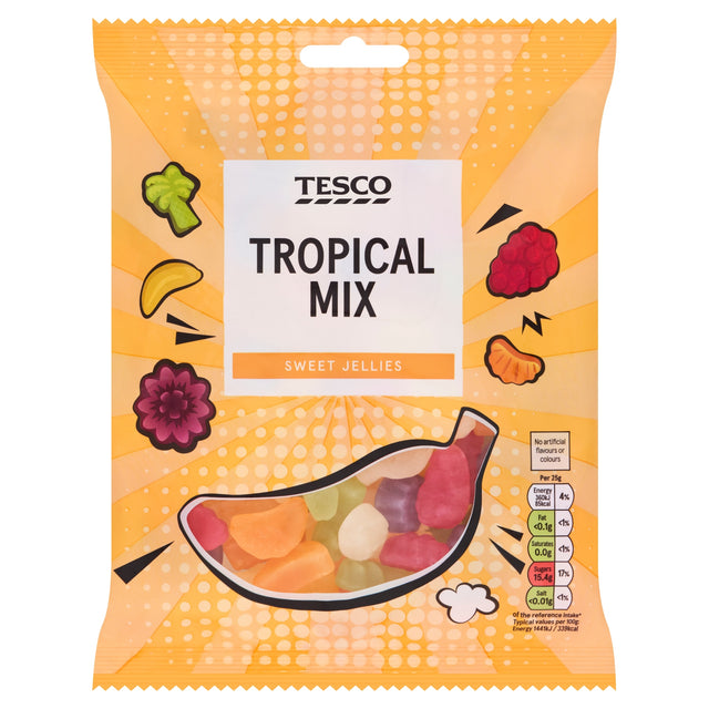 Tesco Tropical Mix Jelly Sweets 500 g