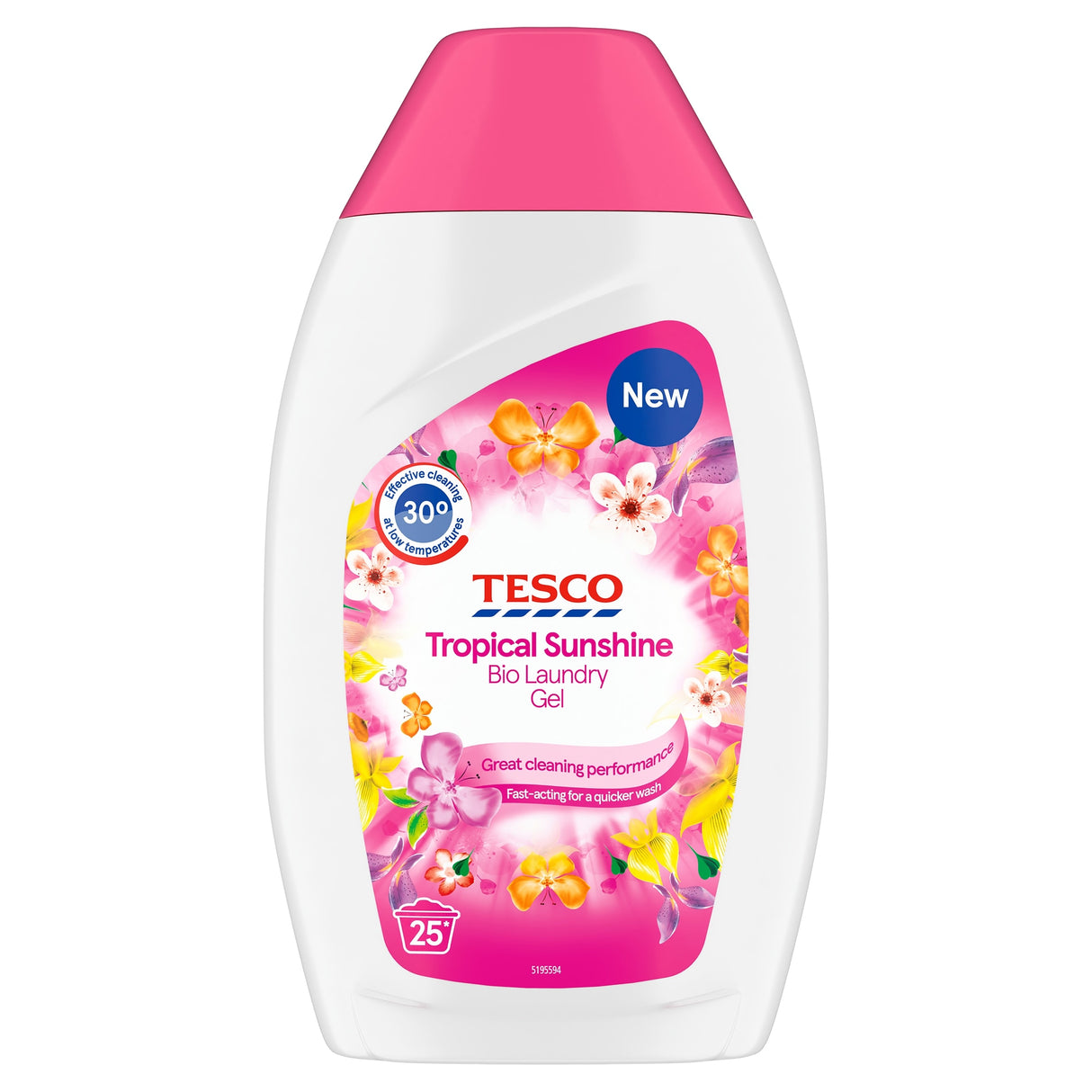Tesco Tropical Sunshine Bio Laundry Gel 25 Washes 750 ml