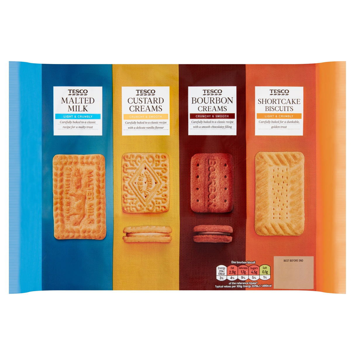 Tesco Variety Pack Biscuits 700 g