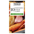 Tesco Vegetable Stock Cubes 10 Pack 100 g