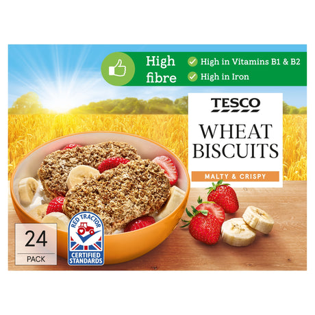 Tesco Wheat Biscuits Cereal 24 Pack