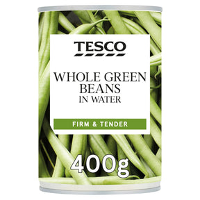 Tesco Whole Green Beans In Water 400 g