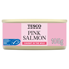 Tesco Wild Pacific Pink Salmon 105 g