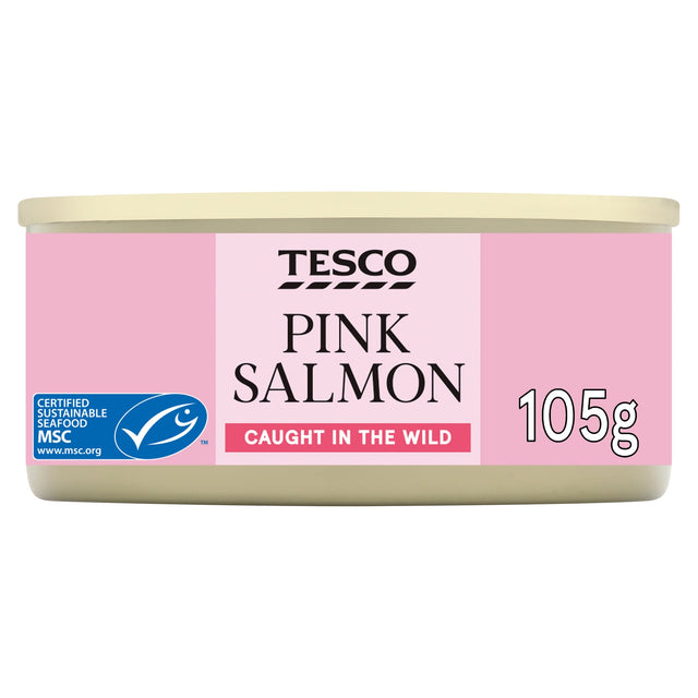 Tesco Wild Pacific Pink Salmon 105 g