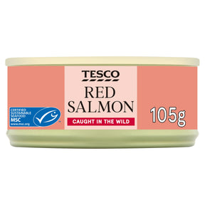 Tesco Wild Pacific Red Salmon 105 g