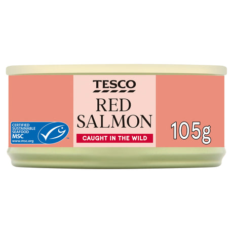 Tesco Wild Pacific Red Salmon 105 g