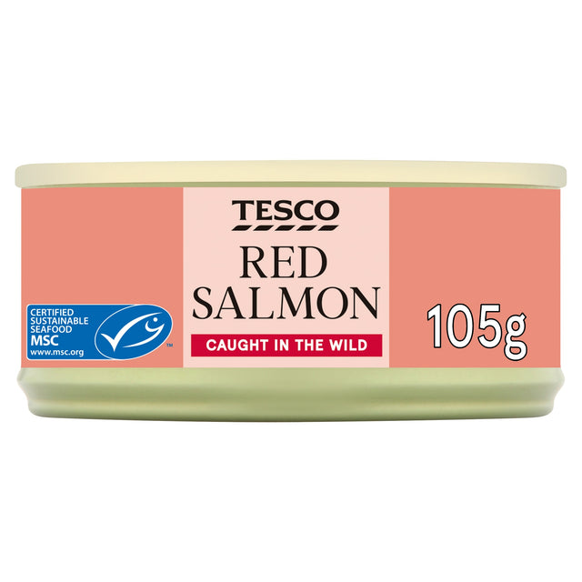 Tesco Wild Pacific Red Salmon 105 g