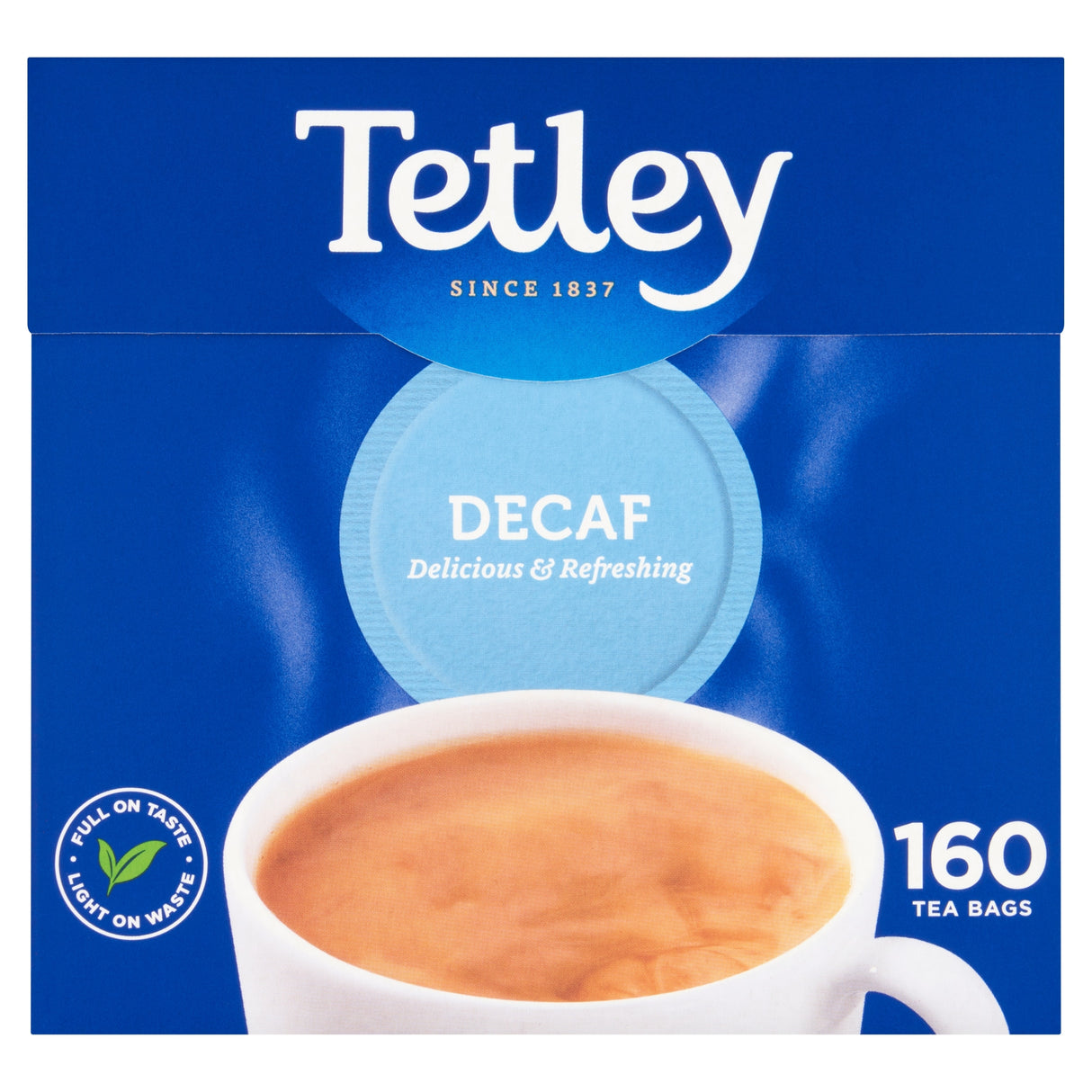 Tetley Decaffeinated 160 Tea Bags 500 g