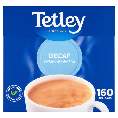 Tetley Decaffeinated 160 Tea Bags 500 g