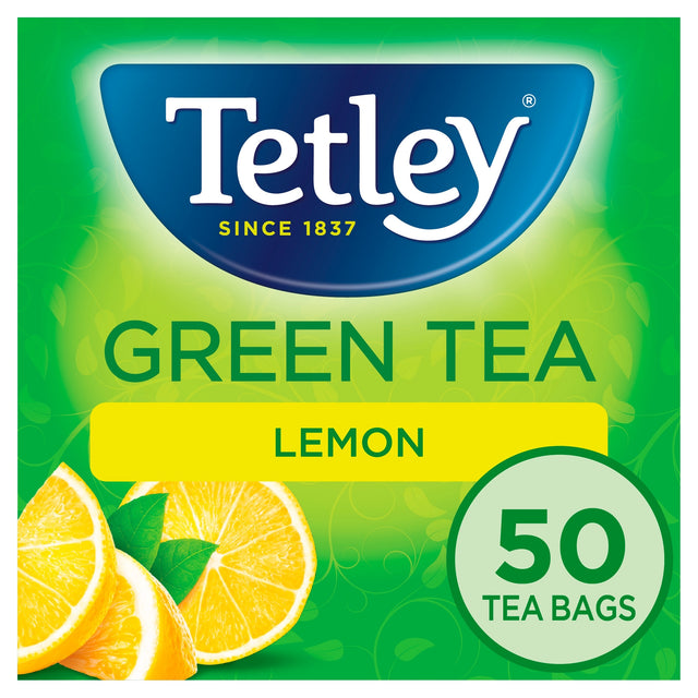 Tetley Green Tea Lemon 50 Tea Bags 100 g
