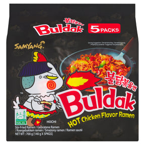 Buldak Samyang Hot Chicken Flavour Ramen 5 x 140 g