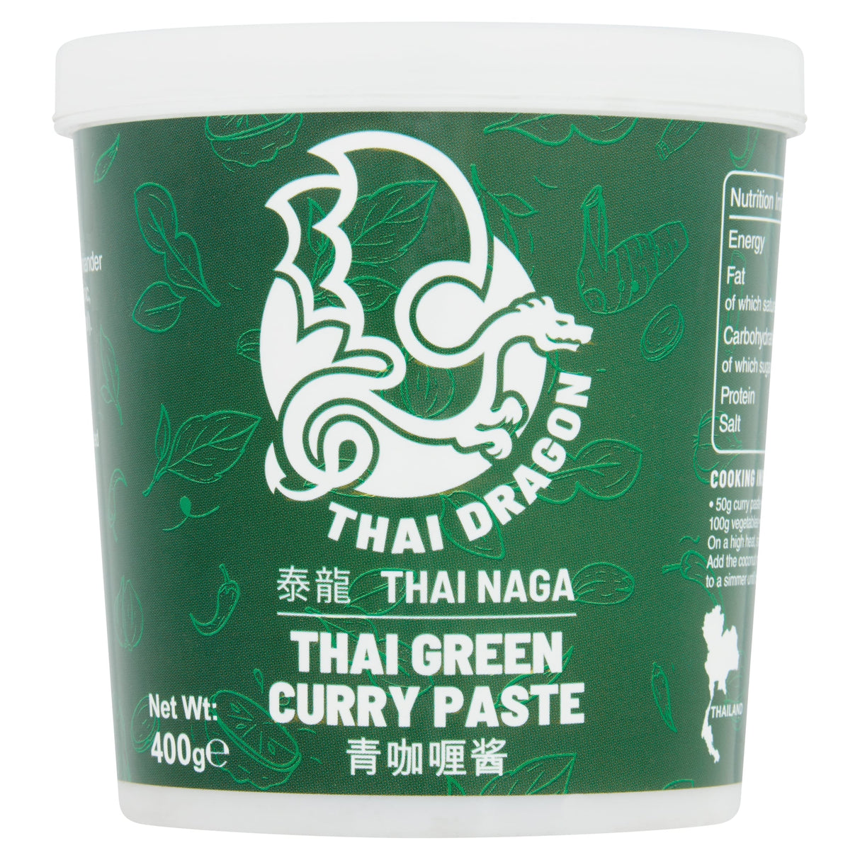 Thai Dragon Green Curry Paste 400 g