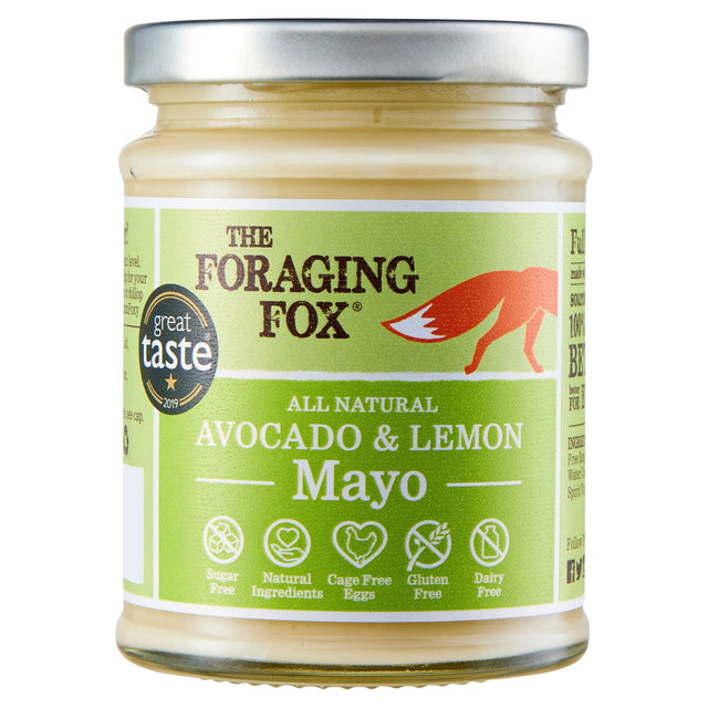 The Foraging Fox Avocado & Lemon Mayonnaise 240 g