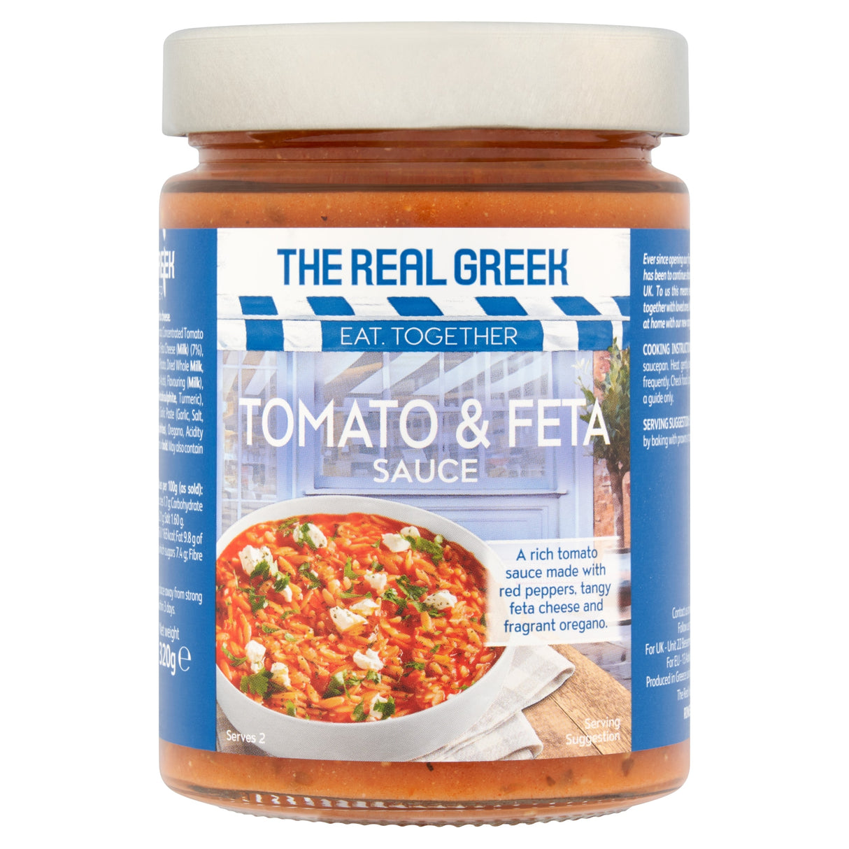 The Real Greek Tomato & Feta Sauce 320 g