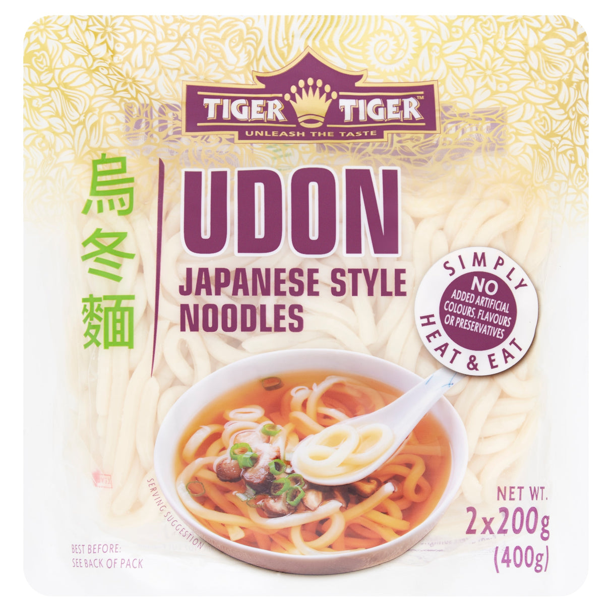 Tiger Tiger Udon Japanese Style Noodles 400 g