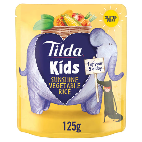 Tilda Kids Sunshine Vegetable Rice 125 g