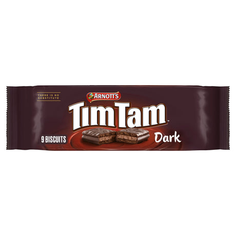 Tim Tam Dark Chocolatey Biscuit Bars 9 Pieces 163 g