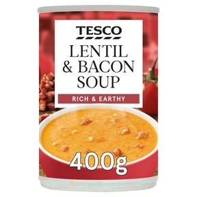 Tesco Lentil & Bacon Soup 400 g