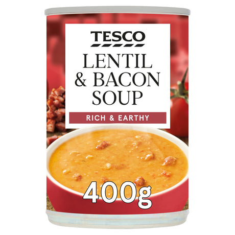 Tesco Lentil & Bacon Soup 400 g
