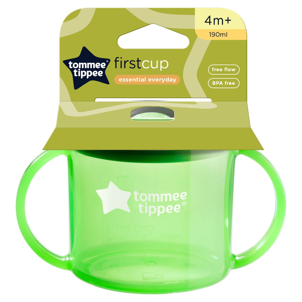 Tommee Tippee Free Flow First Cup Essentials 4 Months+ 190 ml
