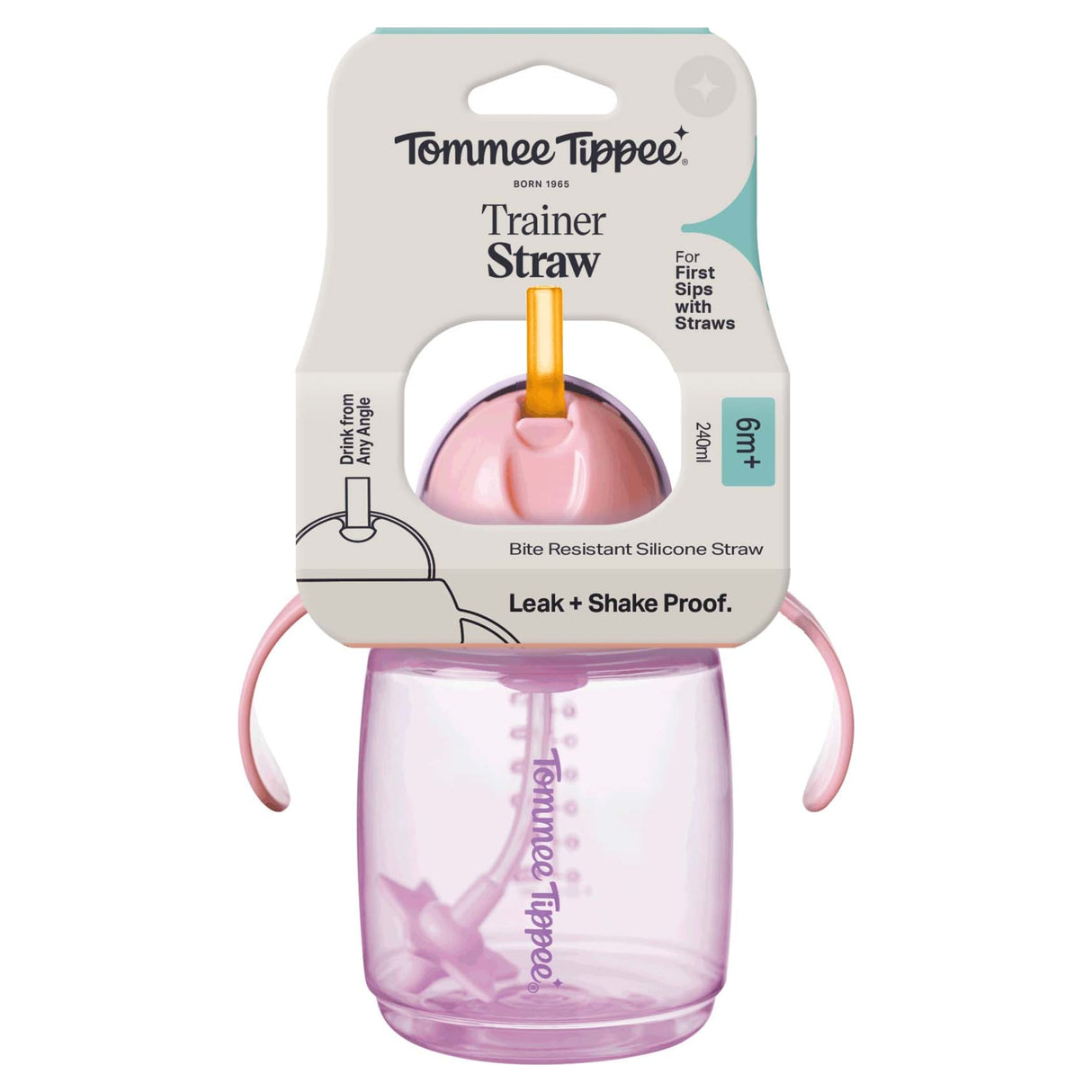 Tommee Tippee Training Straw Cup 300 ml 6 Months+ Assorted